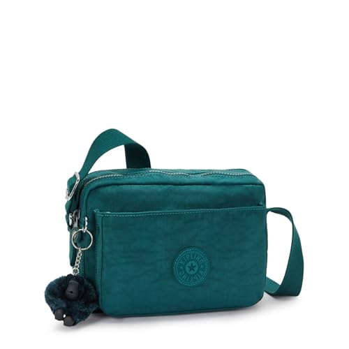 Image of Kipling Women's Abanu Medium Crossbody Bag, Lightweight, Adjustable Nylon Waist Pack with Multi-Compartment Zip Pockets