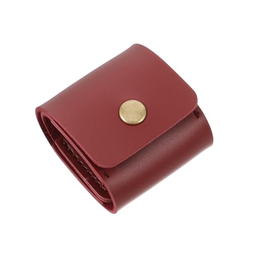 BESPORTBLE PU Leather Guitar Pick Holder Case Durable Storage Bag for Acoustic Electric Bass Picks Essential Accessory for Guitarists Musicians