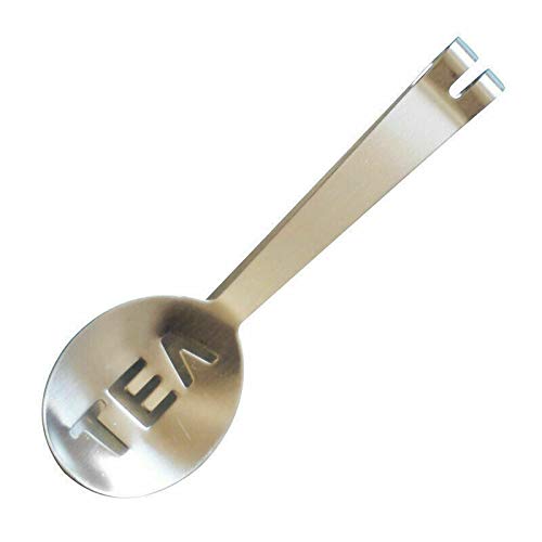 Mr. Gadget Solutions Tea Bag Squeezer/Holder Gadget,Round Stainless Steel Teabag Tong Strainer Holder