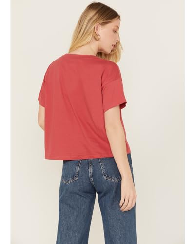 Image of ARIAT Women's Lone Star T-Shirt, Garnet Rose, X-Large