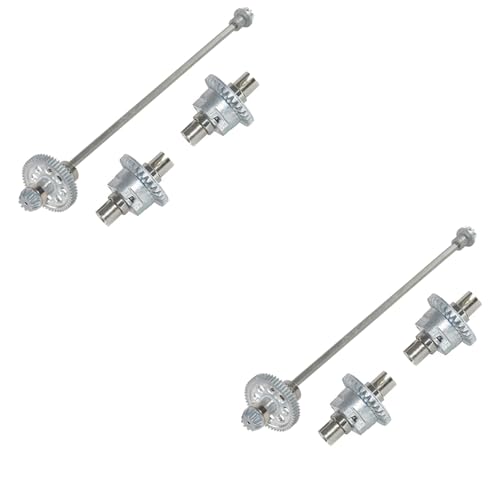 Kit de engranajes de metal para coche RC 9125 con eje de transmisión principal de 6 piezas