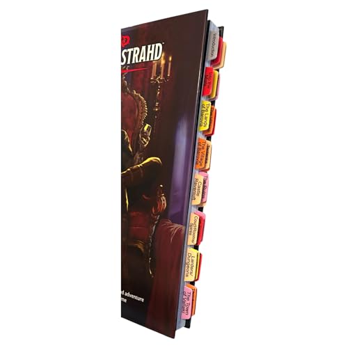 Book Tabs for Dungeons & Dragons Curse of Strahd
