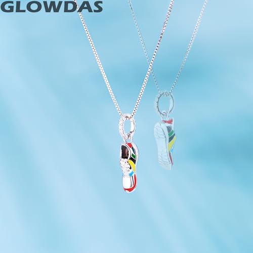 Colourful Enamel Sneaker Pendant Charms, fit Pandora Sport Bracelet, 925 Sterling Silver Dangle Running Track Shoes Beads, Gift for Athletes/Runners/Marathon Enthusiast4