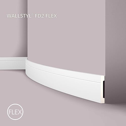 FD2 FLEX WALLSTYL Plinthe - 110 x 15 x 2000 mm - NOËL & MARQUET - une marque de NMC - Polyuréthane – vue 2
