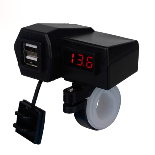 ftBjeBuTvCY(Definitive Supplies) RIDEZ DEF DUAL USB CHARGER + VOLTMETER DEF-UC1 BLACK
