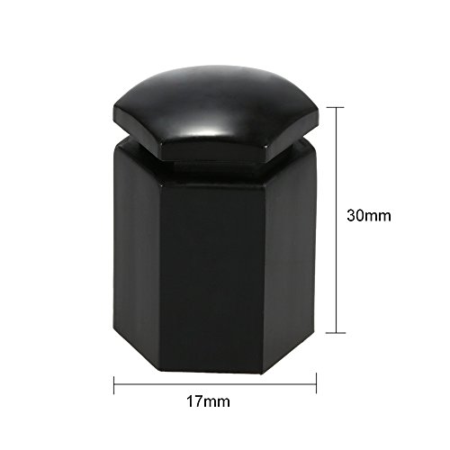 mewmewcat Conjunto de tampas de plástico para parafusos de porca de roda de carro de 20 unidades de