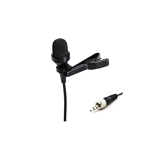 Micrófono de Solapa Pro Condensador Lavalier JK Mic-J 017 Compatible con transmisor inalámbrico Sennheiser  Micrófono con cancelación de Ruido