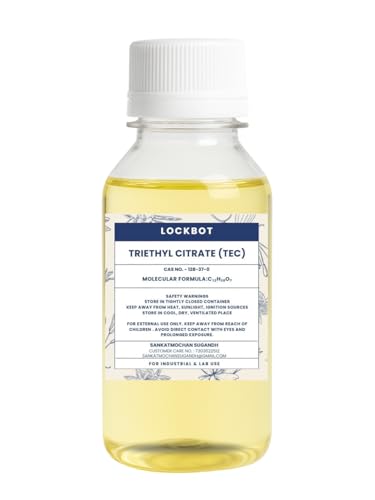 Image of Triethyl Citrate TEC 100ml, Perfume Fixative Solvent for Fragrance Making Cosmetic Ingredient for Perfume, Deodorant & Personal Care Formulations for Long-Lasting Fragrance & DIY Creations - 100ml