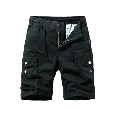 Short d'été homme confortable avec taille élastique coupe droite USTZFTBCL