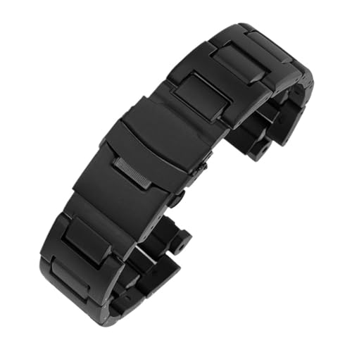 DNYXGDGSL Casio PROTREK PRW-6000 PRW-6100Y ブレスレット PRW-3000 3100 PRG-300 リストバンド アウトドアスポーツストラップ対応 ステンレススチールウォッチバンド(Black plastic s