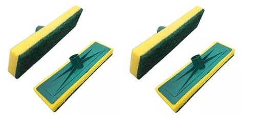 Kit 2 -Rodo Abrasivo Esponja Lava Limpa Piso Azulejo Reforçado