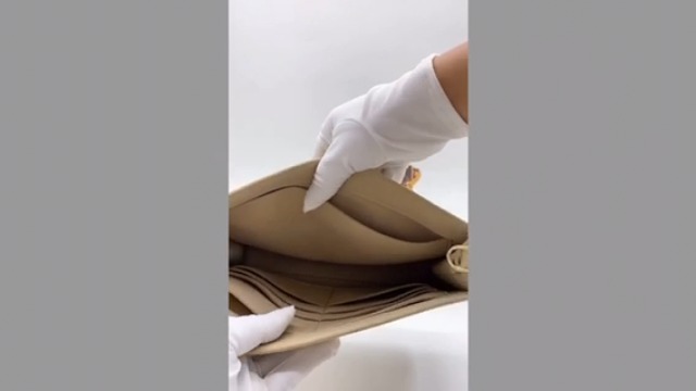 Organisateur Sac à Main Senral En Feutre - Pochette Rangement Avec Compartiments 23x15x5cm