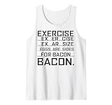 Photo Gallery exercise becomes bacon funny canotta Photo Gallery exercise becomes bacon funny canotta