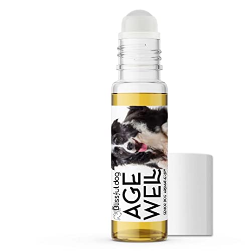 Image of The Blissful Dog Border Collie Age Well Dog Aromatherapy Roll-On Bottle for Your Dog's Peaceful Ageing