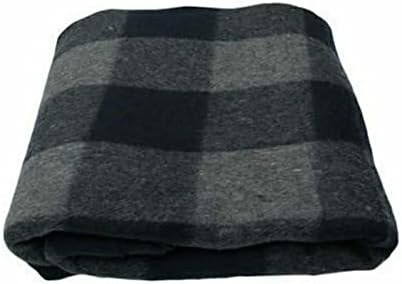 OMAJA HOMELuxury Kashmiri Marino Haoziery Pure Woolen Blanket Single Bed for Hotel/Guest House/Hospital Multicolor Multicolor6 - (Pack of 1, reversible)