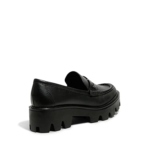 Mocassim couro tratorado preto 36