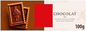 Chocolat Buttery Topped with Milk Chocolate Biscuits 100g, Crunchy Biscuits Topped with Milk Chocolate, Sustainable Wheat.
