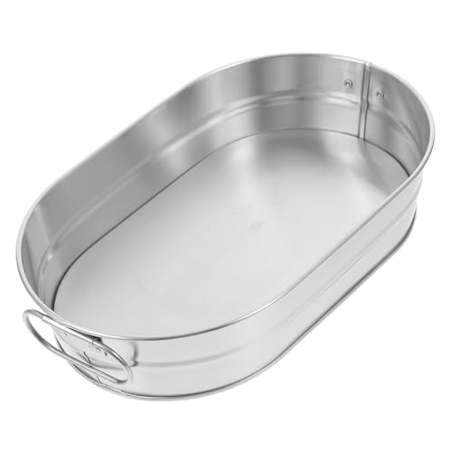 CHICAMPERA Enfriamiento Ovalado Inoxidable para Bebidas de Cerveza para Fiestas y Bares Mantiene y Resistente Rayones Multiusos y Compacto