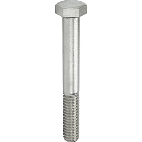 Image of 5 /16-18 x 2 inch Hex Head Cap Screw Bolts, External Hex Drive, Stainless Steel 304, Partially Threaded, Stainless Steel, Quantity 25 By Fastenere