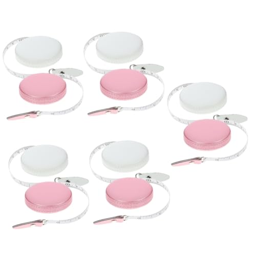 Cinta métrica retráctil portátil Hemobllo color rosa