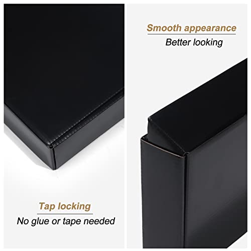 ZBEIVAN Cajas de envío negras 11X8X2, 20 paquetes de cajas de cartón corrugado para empaquetar regalos de correo de pequeñas empresas - imagen 4