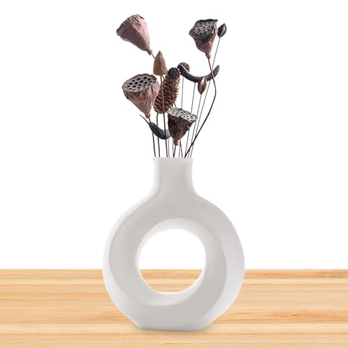 Vases en céramique blanche : décoration intérieure moderne et objets boho - 7