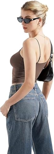 Women Sexy Square Neck Tank Top Summer Y2K Going Out Causal Basic Cami Shirt4