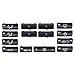 ApplianPar Air Conditioner Heater Ventilation Climate A/C Control Panel Buttons Switch Kit for BMW 5 Series E39 1995-2004 X5 E53 2000-2006