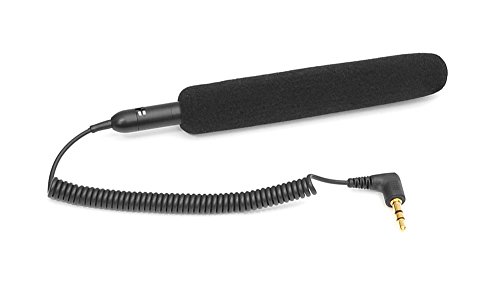 Pyle Video Shotgun Microphone-Professional Cam Mounted Back Electret Condenser External Mic-Compatible For Dslr Camera Camcorder Smartphone Iphone W/ 3.5Mm Connector-Pylepro Pmksf32 #TOP1