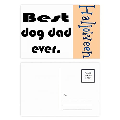 Cartes postales Best Dog Dad Ever de qualité supérieure pour une correspondance élégante