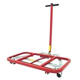 Desk Mover, Cap 600 Lb, D16xW32xH10-1/4
