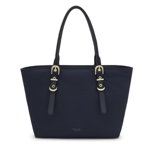 TOUS CAPAZO L Buckles Soft Azul Marino, Grande...