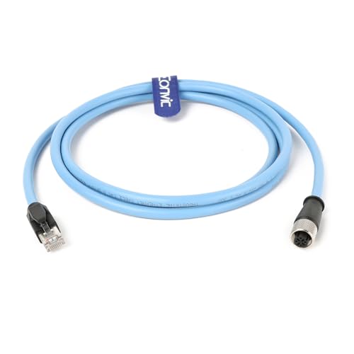 Cable Industrial Ethernet M12 4 Pin a RJ45 Cat6 50 cm miniatura 4