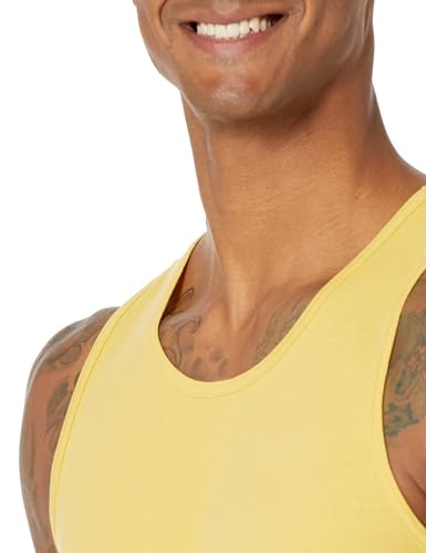 Image of Amazon Essentials Men's Active Quick Dry Tech Stretch Moisture Wicking Lightweight Gym Tank Top