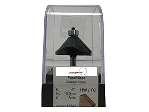 jjw-germany HW HM Fasefräser D=44,5mm Schaft 8mm