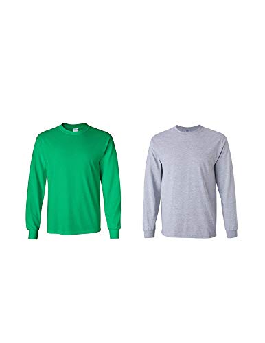 Image of Gildan Men's Ultra Cotton Long Sleeve T-shirt, Style G2400