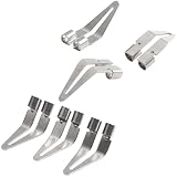 YehVeh 6 Pack Plastic Welder Smoothing Tip Head Plastic Welding Tips Scrapper for Plastic Welding Kit Car Bumper Repair Kit 2 in 1 Plastic Welder Soldering Gun with Dual Copper Tubes Hot Stapler