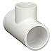 3" x 3" x 3/4" Socket PVC Reducer Tee Sched 40