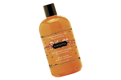 Kama Sutra WILD CLOVE Luxury bathing gel transforms a simple bath or shower into a sensual experience - Size 17.5 fl oz / 517 ml.