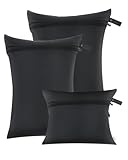 babygoal Wet Dry Bags 3 Pack, Waterproof Travel Bags for Baby Diapers, Beach, Pool, Gym, Swimsuits, Food Storage and Wet Clothes (S,M,L Size),3SMLJ01-B