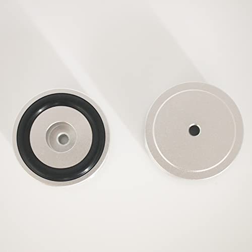 Enlavia Baroc Sp204S Speaker Isolation Stand Feet Hifi Audio Shock Absorber Amplifier Base Pads 4Pcs (Silver) #TOP4