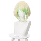KAPVXRKI Promare Mad Burnish Lio Fotia Cosplay Wig Heat Resistant Synthetic Wigs for Halloween Costume Party Role Play+Wig Cap