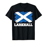 Gran regalo para hombres, mujeres, niños o niñas que viven en Larkhall o aman viajar a Larkhall para sus vacaciones de verano o vacaciones familiares. Diseño escocés Larkhall para entusiastas de Escocia, Reino Unido, Gran Bretaña.