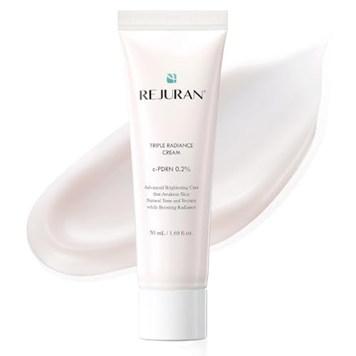 REJURAN® Triple Radiance Cream Moisturiser 50mL – DOT™ c-PDRN® 0.2% with Niacinamide & Panthenol – Hydrating Tone & Texture Care for Smooth, Radiant-Looking Skin. Korean Skincare