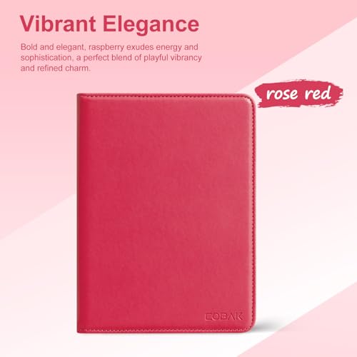 Image of CoBak Stand Case for 7 inch Kindle Paperwhite 12th Gen 2024 and Kindle Colorsoft with Hand Strap - Compatible with iPhone MagSafe, for Samsung /Belkin /Anker Wireless Charging Pads, Durable, Auto Sleep Wake