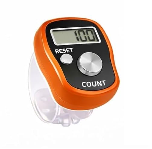 Digital Finger Counter – Electronic Hand Tally Counter with Adjus...