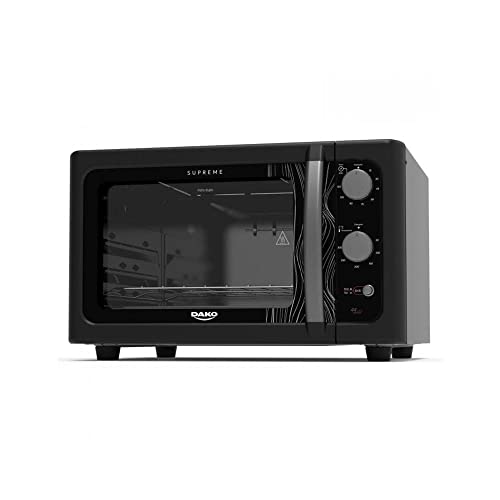 Forno de bancada elétrico Dako Supreme Preto 44 litros com grill dourador - 127v