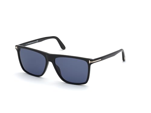 Tom Ford FLETCHER FT 0832 Shiny Black/Blue 57/15/145 men Sunglasses