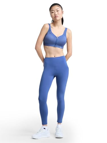 Image of Champion Women's Sports Bra, Motion Control Front-Zip, High-Impact Maximum Support, Breathable, Moisture-Wicking