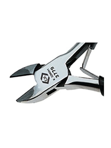 C.K T3779 Precision - Alicates de corte diagonal (metal duro, 115 x 73 x 8 mm)